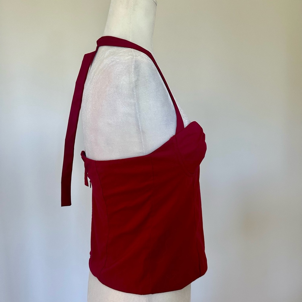 Peppermayo Red Halter Tank Top - Picture 7 of 14